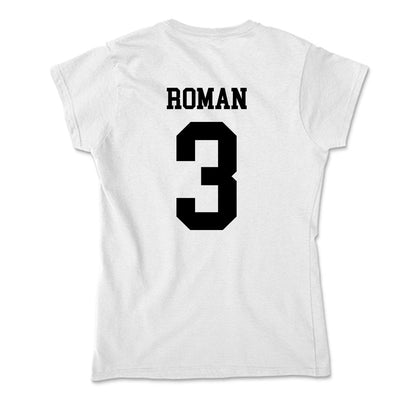 App State - NCAA Women's Basketball : Isa Roman - Soft Style Women’s T-Shirt-1