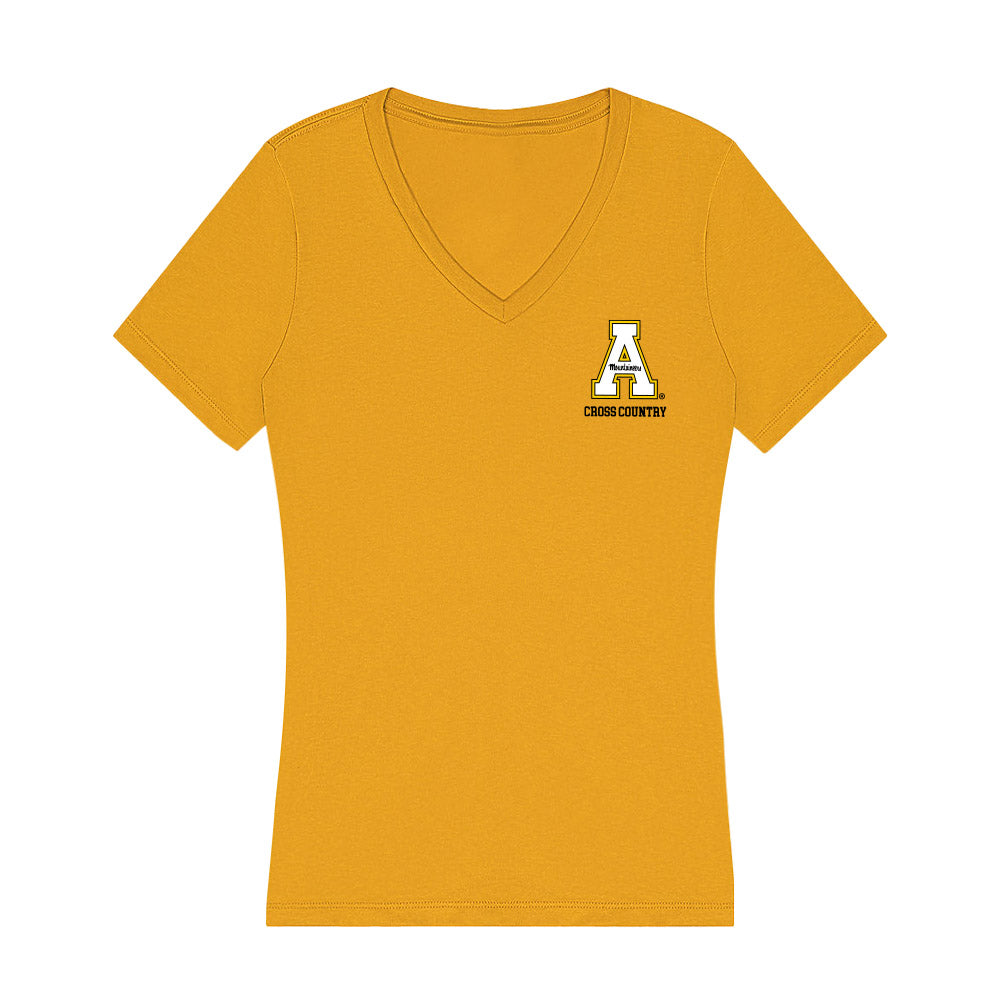 App State - NCAA Women's Cross Country : Josie Jackson - Women's V-Neck T-Shirt-0