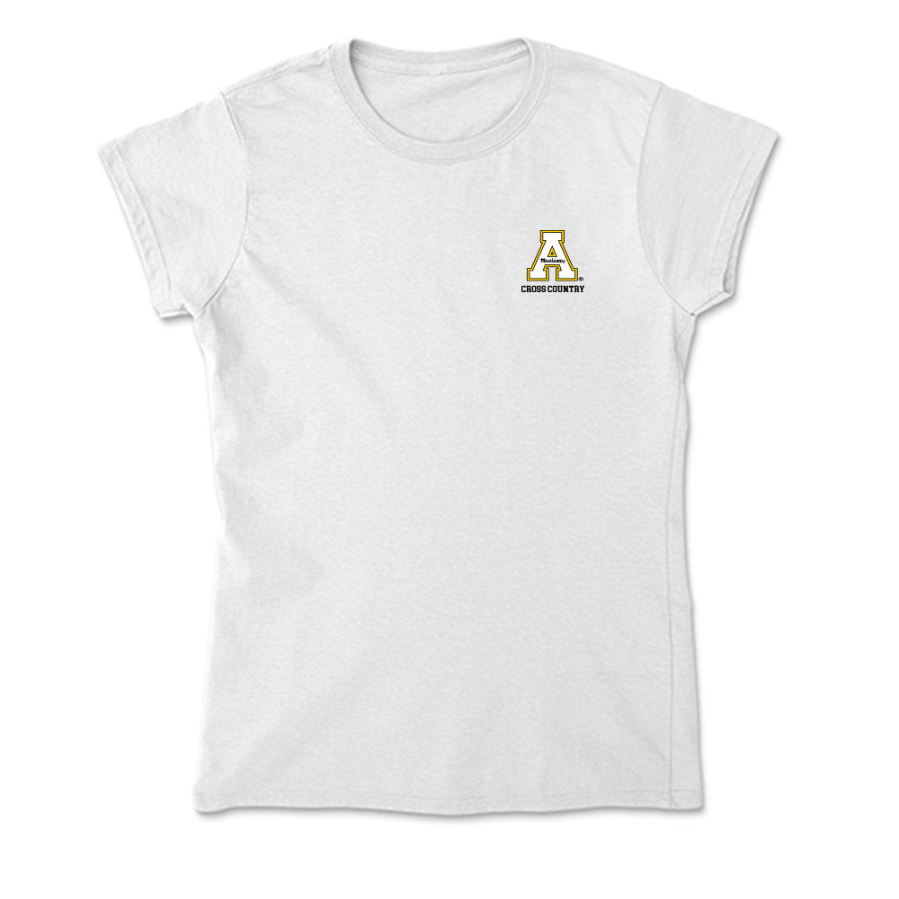 App State - NCAA Women's Cross Country : Tessa Massa - Soft Style Women’s T-Shirt-0