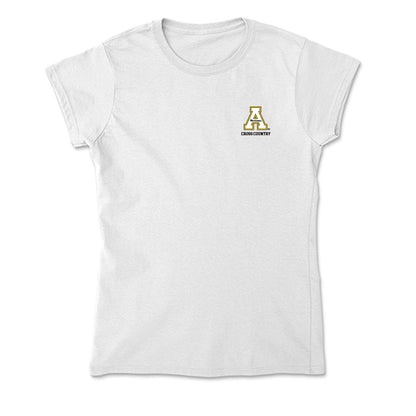 App State - NCAA Women's Cross Country : Tessa Massa - Soft Style Women’s T-Shirt-0
