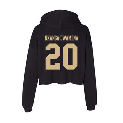 Tulsa - NCAA Men's Soccer : Nick Nkansa-Dwamena - Women's Crop Fleece Hoodie-1