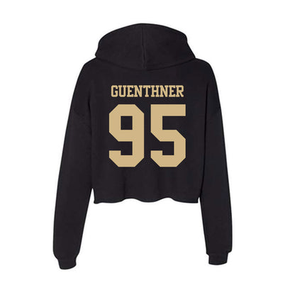 Tulsa - NCAA Football : Evan Guenthner - Women's Crop Fleece Hoodie-1