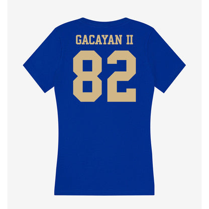 Tulsa - NCAA Football : Chris Gacayan II - Women's V-Neck T-Shirt-1