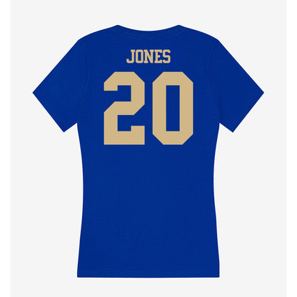 Tulsa - NCAA Football : Trequan Jones - Women's V-Neck T-Shirt-1