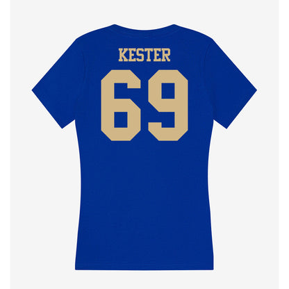 Tulsa - NCAA Football : Ryley Kester - Women's V-Neck T-Shirt-1
