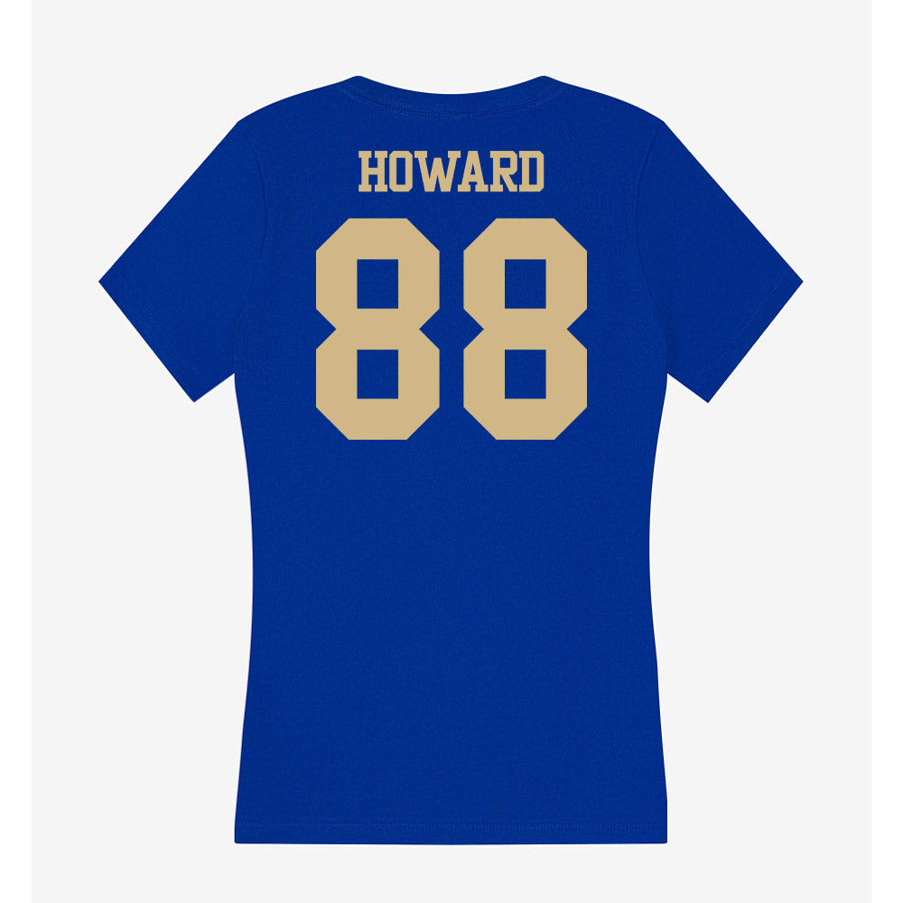 Tulsa - NCAA Football : Dailen Howard - Women's V-Neck T-Shirt-1