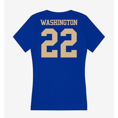 Tulsa - NCAA Football : Kelvin Washington - Women's V-Neck T-Shirt-1