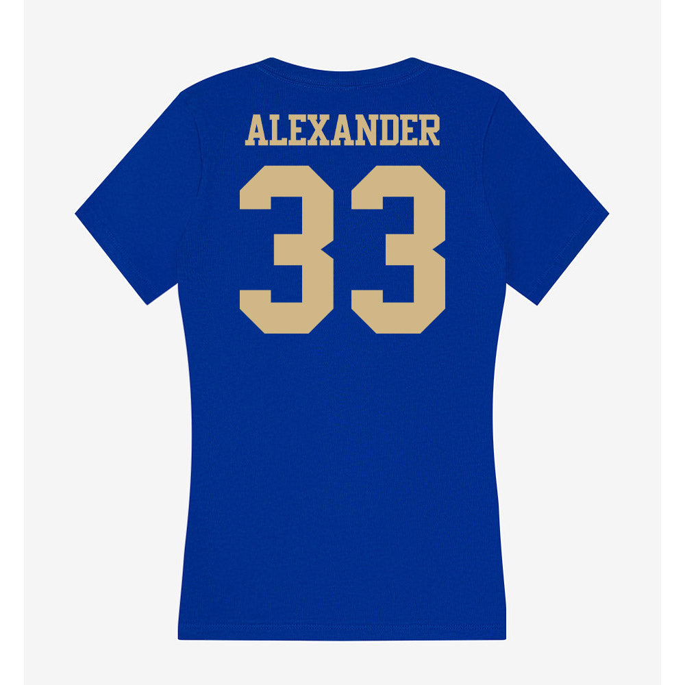 Tulsa - NCAA Football : William Alexander - Women's V-Neck T-Shirt-1