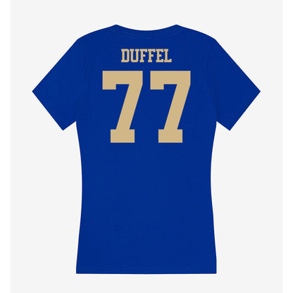 Tulsa - NCAA Football : Brody Duffel - Women's V-Neck T-Shirt-1