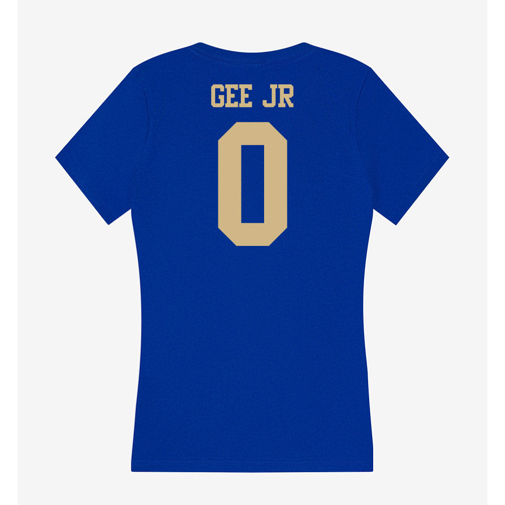 Tulsa - NCAA Football : Donnell Gee Jr - Women's V-Neck T-Shirt-1