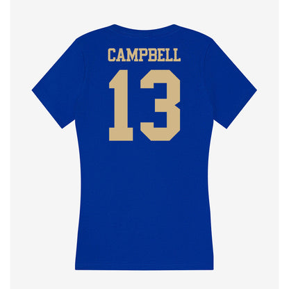 Tulsa - NCAA Football : NuNu Campbell - Women's V-Neck T-Shirt-1