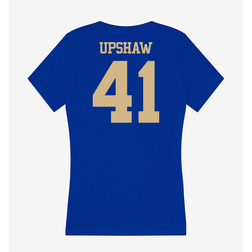 Tulsa - NCAA Football : Will Upshaw - Women's V-Neck T-Shirt-1