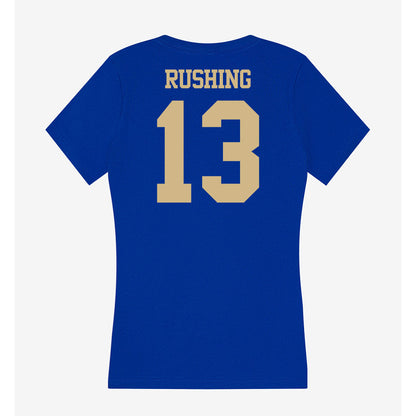 Tulsa - NCAA Football : Joshua Rushing - Women's V-Neck T-Shirt-1