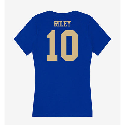 Tulsa - NCAA Men's Basketball : Tylen Riley - Women's V-Neck T-Shirt-1