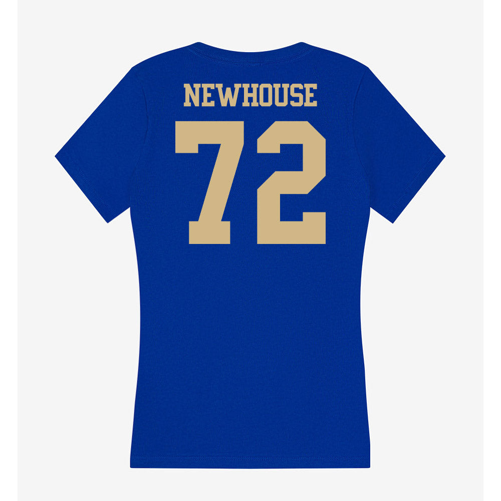 Tulsa - NCAA Football : Tai Newhouse - Women's V-Neck T-Shirt-1