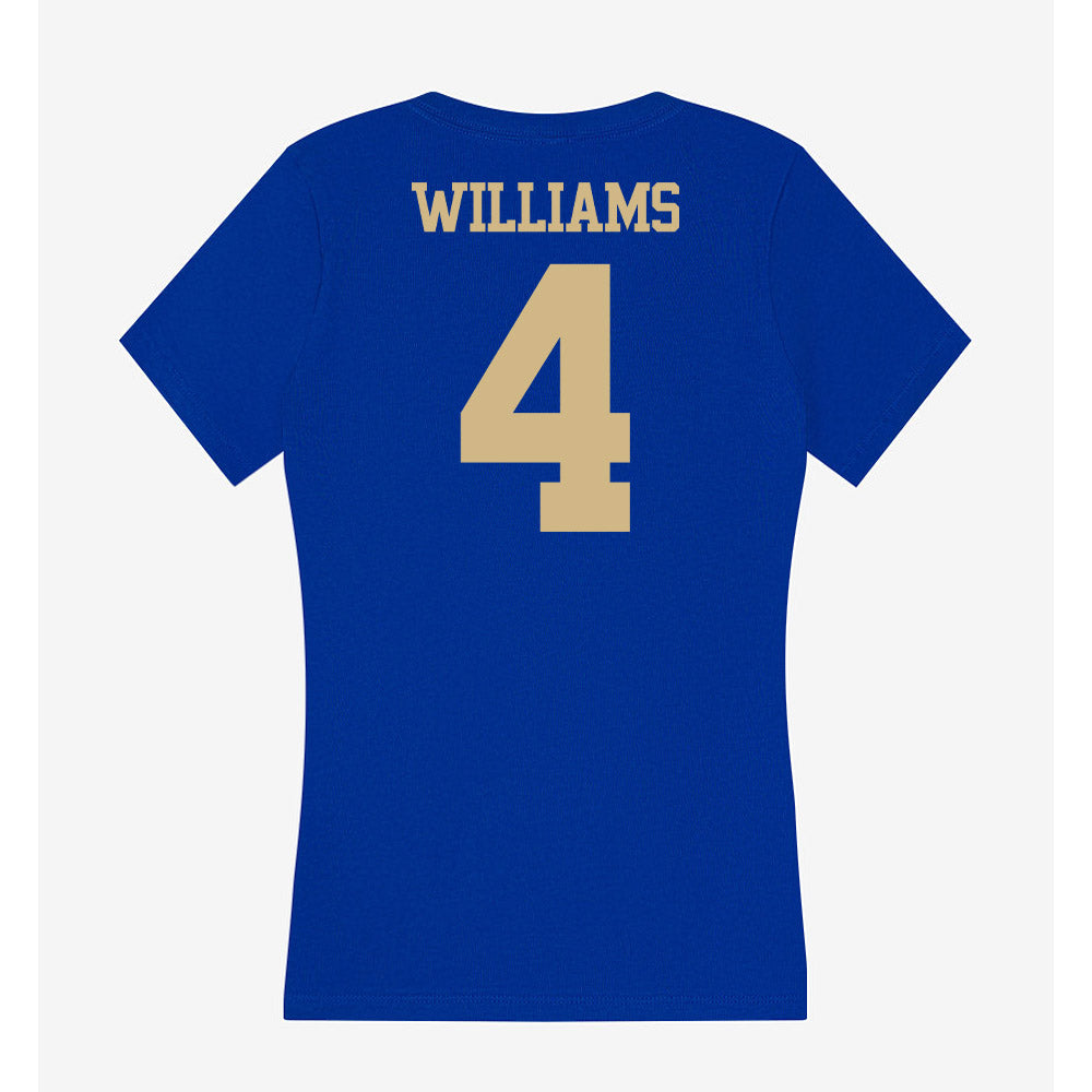 Tulsa - NCAA Football : Tyson Williams - Women's V-Neck T-Shirt-1