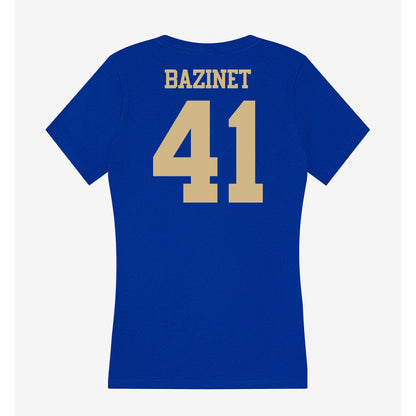 Tulsa - NCAA Football : Joel Bazinet - Women's V-Neck T-Shirt-1