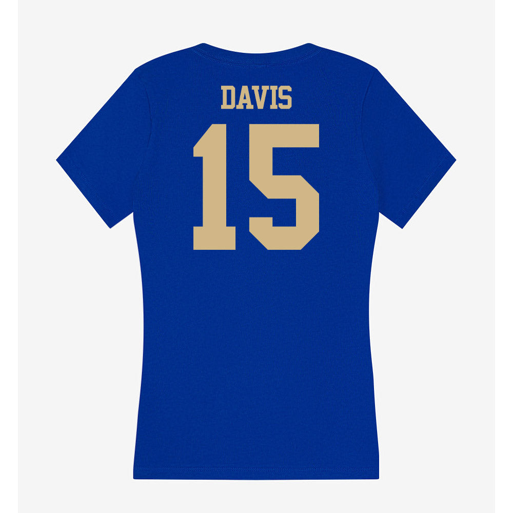 Tulsa - NCAA Football : Thomas Davis - Women's V-Neck T-Shirt-1