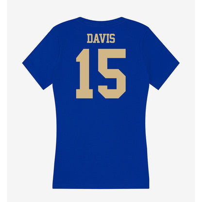 Tulsa - NCAA Football : Thomas Davis - Women's V-Neck T-Shirt-1