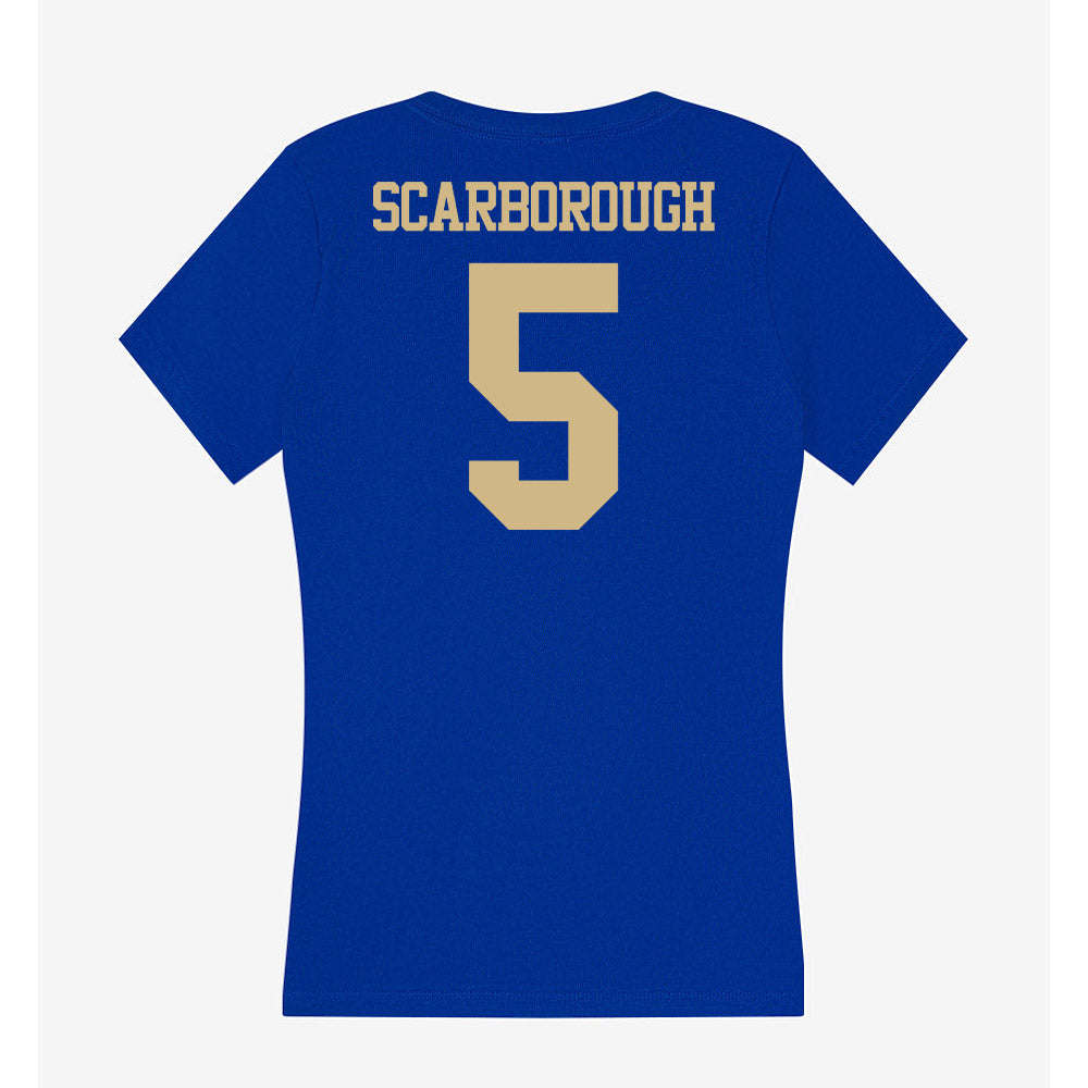 Tulsa - NCAA Softball : Aliya Scarborough - Women's V-Neck T-Shirt-1