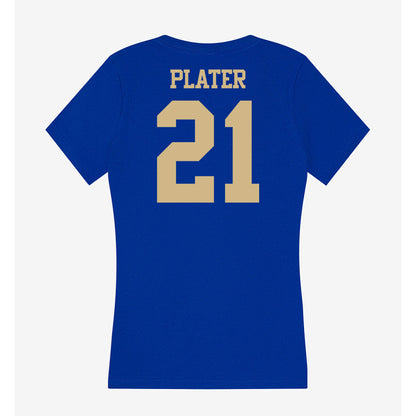 Tulsa - NCAA Football : Jamarcea Plater - Women's V-Neck T-Shirt-1