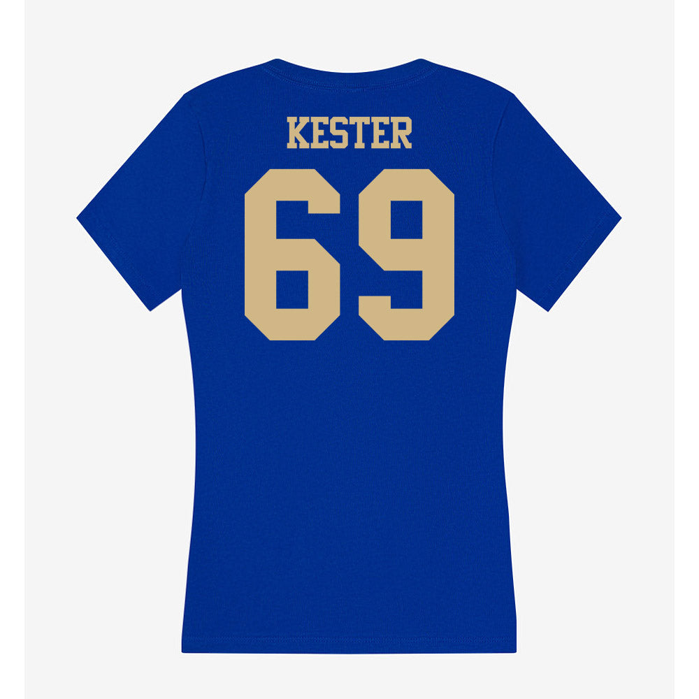 Tulsa - NCAA Football : Ryley Kester - Women's V-Neck T-Shirt-1