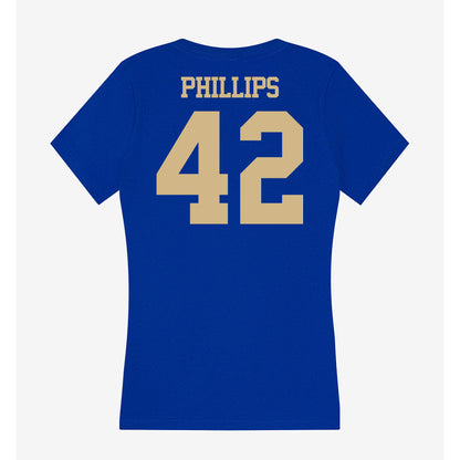 Tulsa - NCAA Football : Reilarean Phillips - Women's V-Neck T-Shirt-1