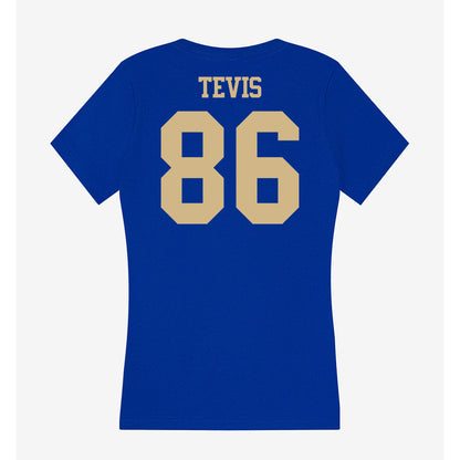 Tulsa - NCAA Football : Luke Tevis - Women's V-Neck T-Shirt-1