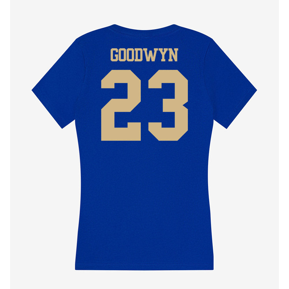 Tulsa - NCAA Football : Willie Goodwyn - Women's V-Neck T-Shirt-1