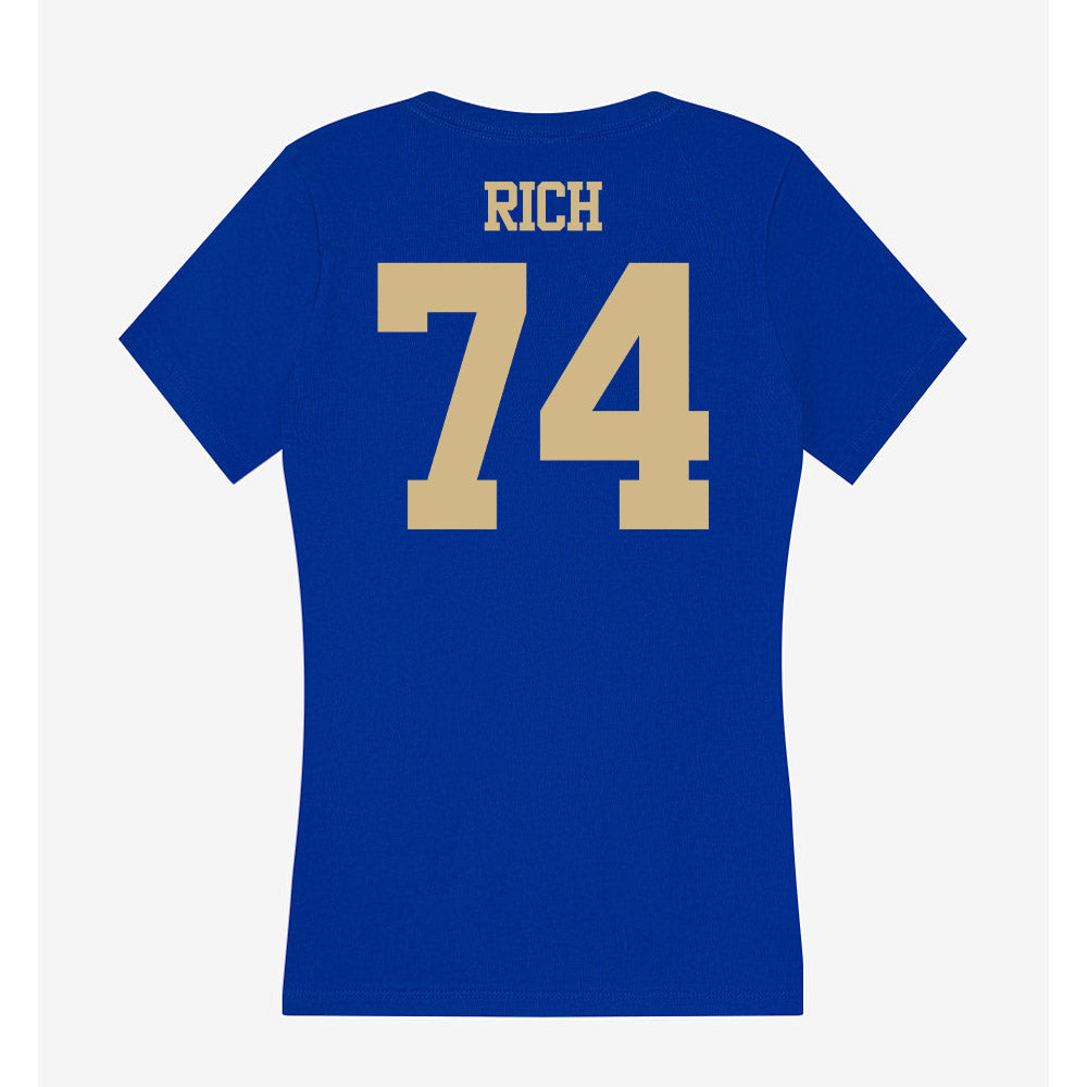 Tulsa - NCAA Football : Logan Rich - Women's V-Neck T-Shirt-1