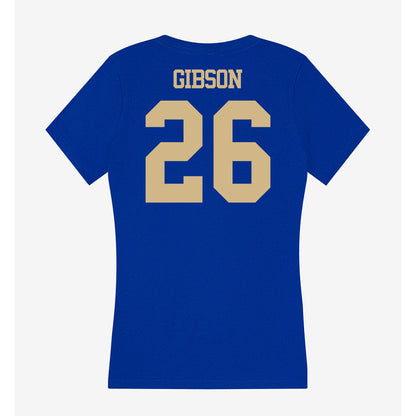 Tulsa - NCAA Football : Kainon Gibson - Women's V-Neck T-Shirt-1