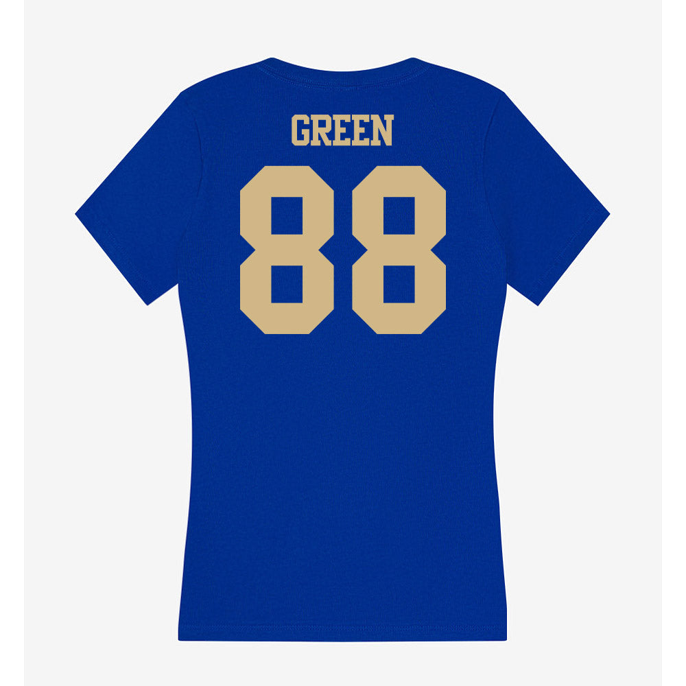 Tulsa - NCAA Football : Xavier Green - Women's V-Neck T-Shirt-1