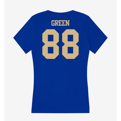 Tulsa - NCAA Football : Xavier Green - Women's V-Neck T-Shirt-1