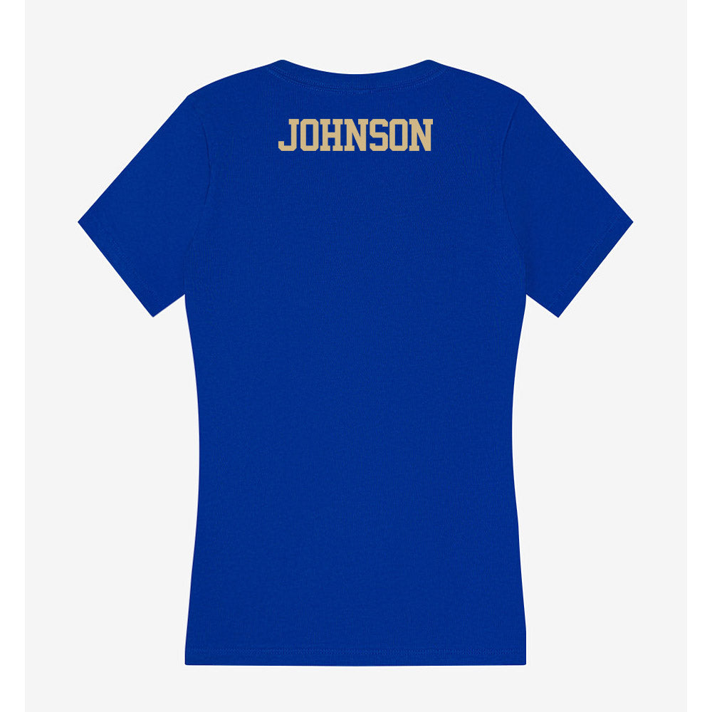 Tulsa - NCAA Women's Rowing : Olivia Johnson - Women's V-Neck T-Shirt-1