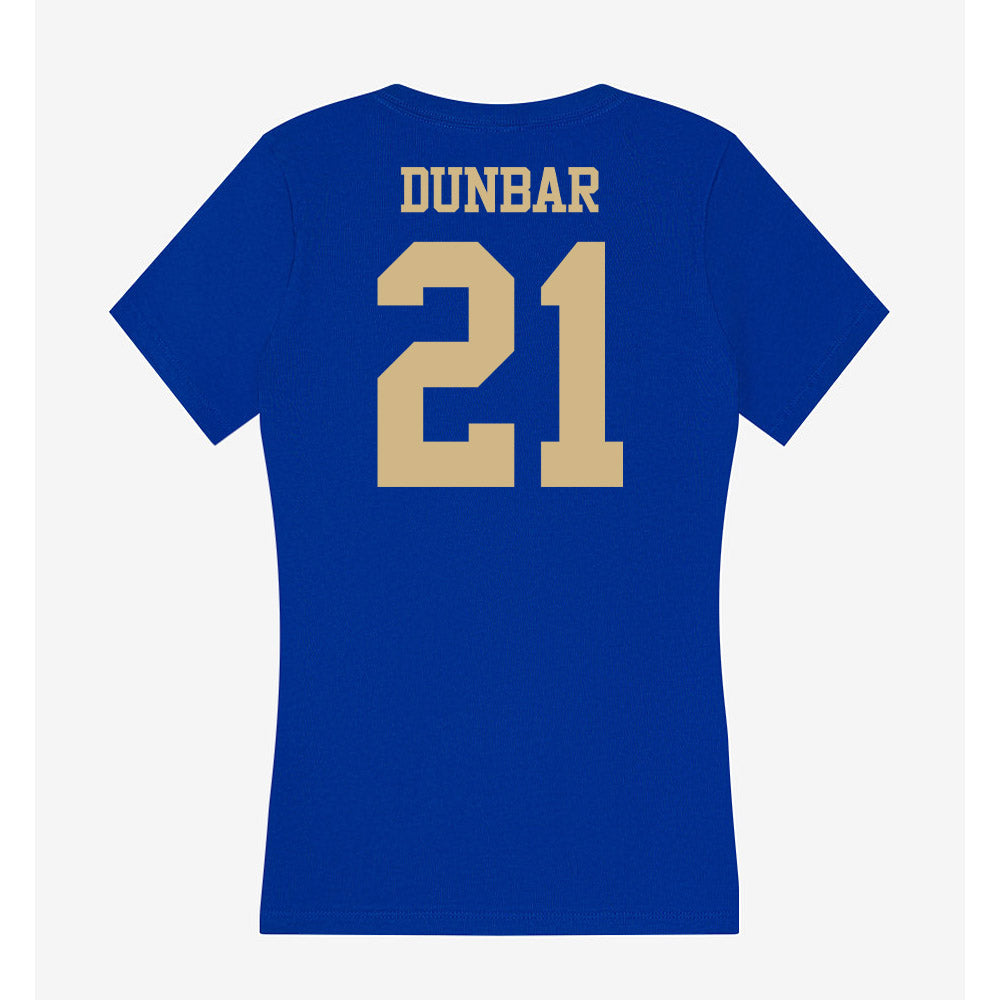 Tulsa - NCAA Football : Aquavious Dunbar - Women's V-Neck T-Shirt-1
