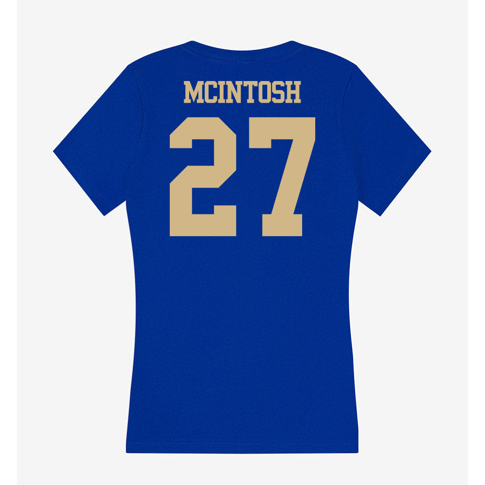 Tulsa - NCAA Men's Soccer : Ian McIntosh - Women's V-Neck T-Shirt-1