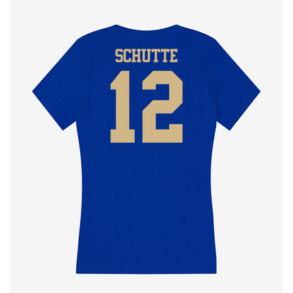 Tulsa - NCAA Women's Soccer : blaine schutte - Women's V-Neck T-Shirt-1