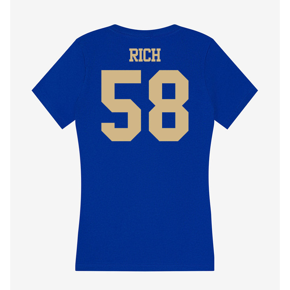 Tulsa - NCAA Football : Tyler Rich - Women's V-Neck T-Shirt-1