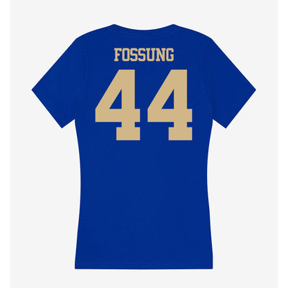 Tulsa - NCAA Football : Kadin Fossung - Women's V-Neck T-Shirt-1