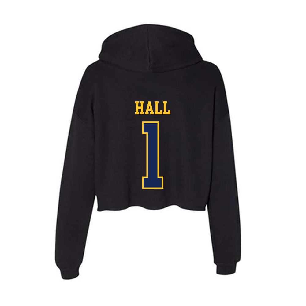Marquette - NCAA Women's Basketball : Brooklyn Hall - Classic Shersey Women's Crop Fleece Hoodie-1