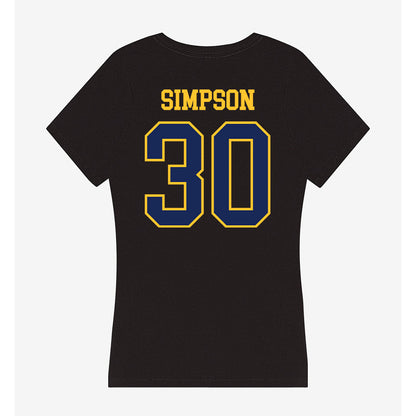 Marquette - NCAA Men's Soccer : Cameron Simpson - Women's V-Neck T-Shirt-1