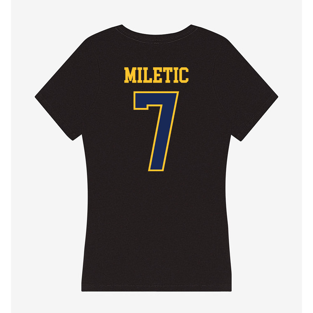 Marquette - NCAA Men's Basketball : Ian Miletic - Classic Shersey Women's V-Neck T-Shirt-1