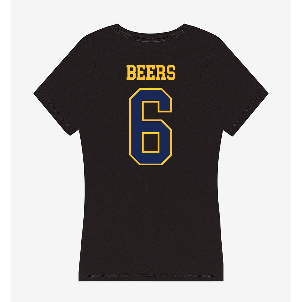 Marquette - NCAA Women's Volleyball : Alicia Beers - Women's V-Neck T-Shirt-1