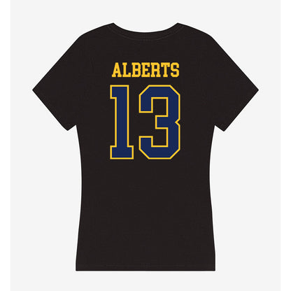 Marquette - NCAA Women's Soccer : Adrianna Alberts - Classic Shersey Women's V-Neck T-Shirt-1