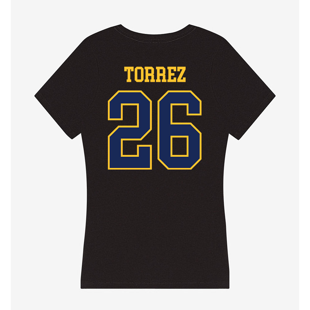 Marquette - NCAA Men's Soccer : Hudson Torrez - Women's V-Neck T-Shirt-1