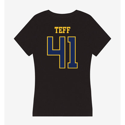 Marquette - NCAA Men's Lacrosse : Troy Teff - Women's V-Neck T-Shirt-1