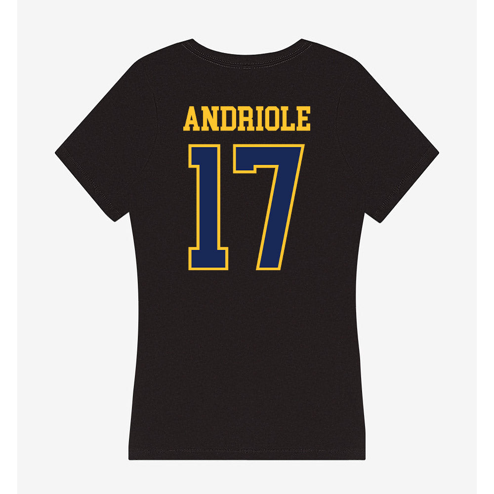 Marquette - NCAA Men's Lacrosse : Thomas Andriole - Women's V-Neck T-Shirt-1