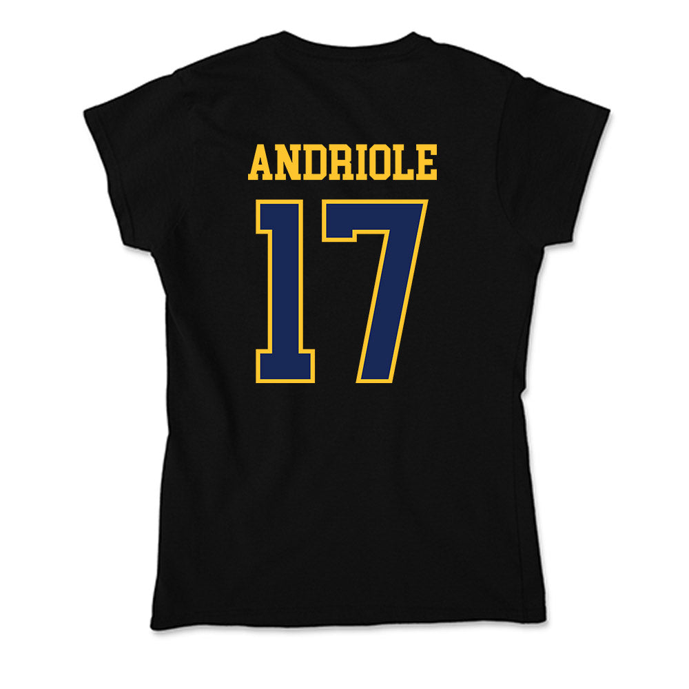 Marquette - NCAA Men's Lacrosse : Thomas Andriole - Soft Style Women’s T-Shirt-1