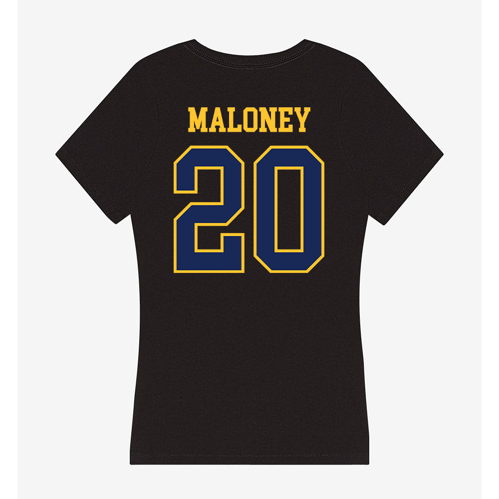 Marquette - NCAA Men's Lacrosse : Michael Maloney - Women's V-Neck T-Shirt-1