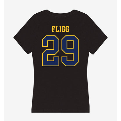Marquette - NCAA Women's Soccer : Mary Fligg - Women's V-Neck T-Shirt-1